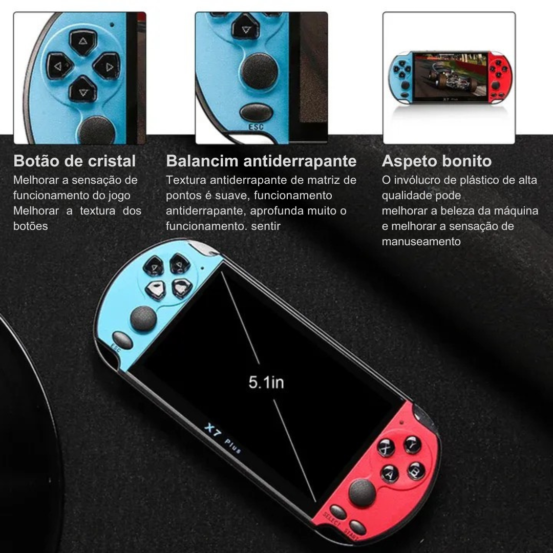 X7 Plus™ - Consola de jogos portátil