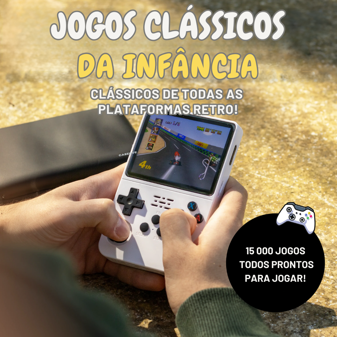 Consola Retro R36s - Jogue Mais de 15.000 Jogos em Qualquer Lugar