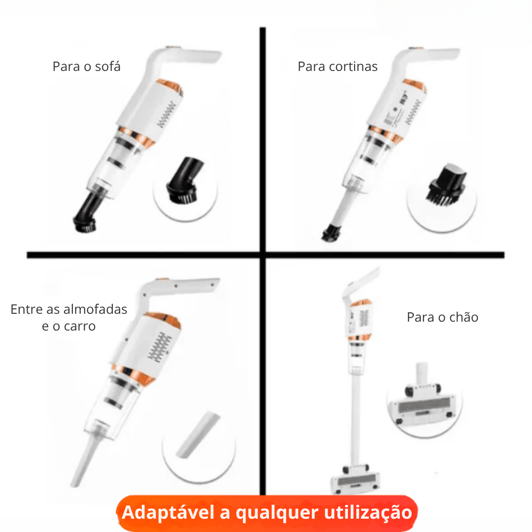 LimpaTudo™ - Aspirador e esfregona tudo em 1
