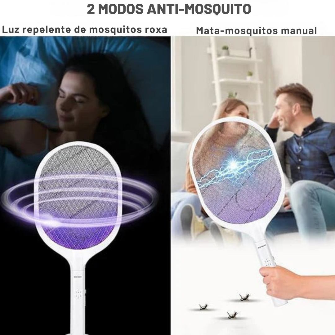 ZAPLivre™ - Raquete para mosquitos e moscas