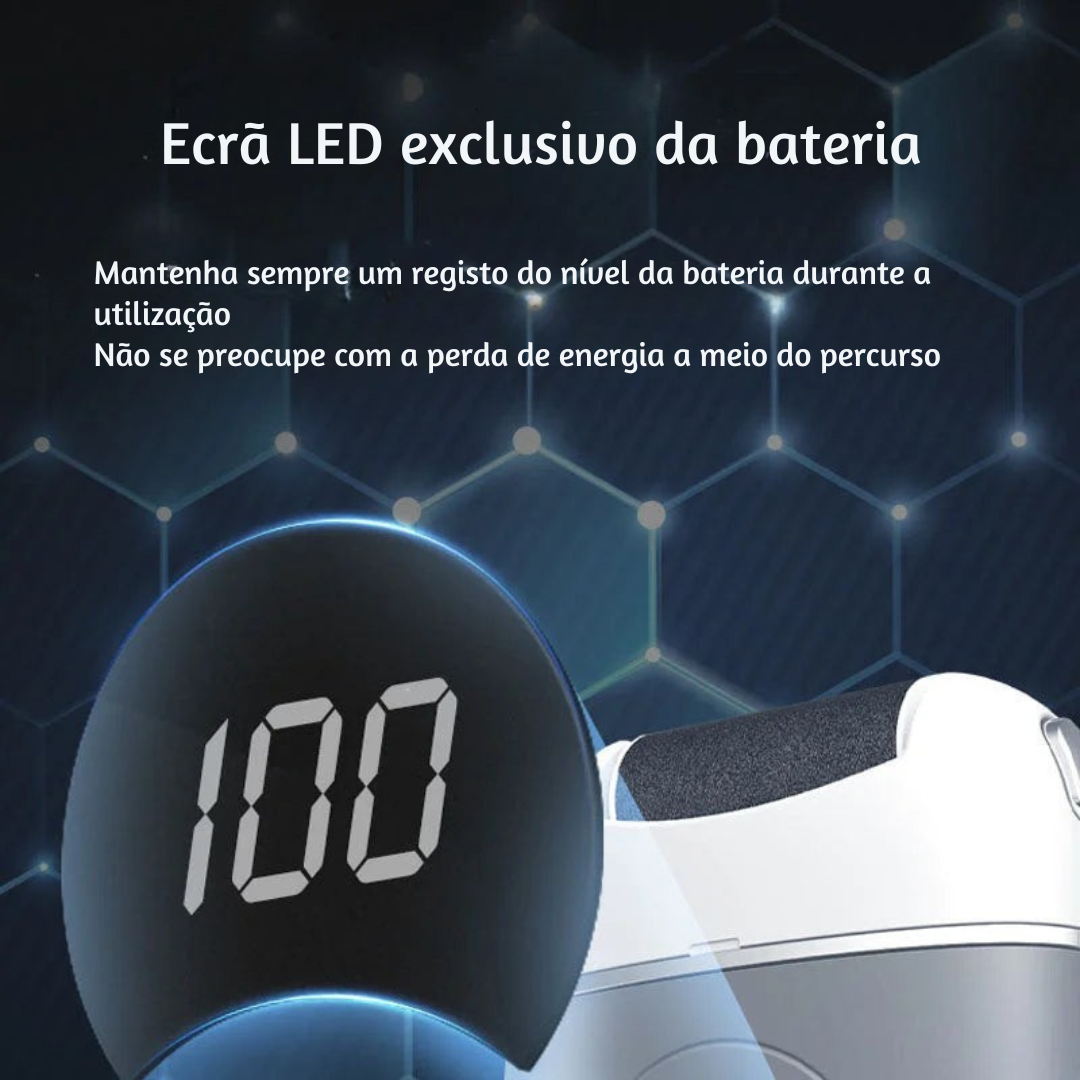 PésPerfeitos™ - Removedor elétrico de calosidades dos pés