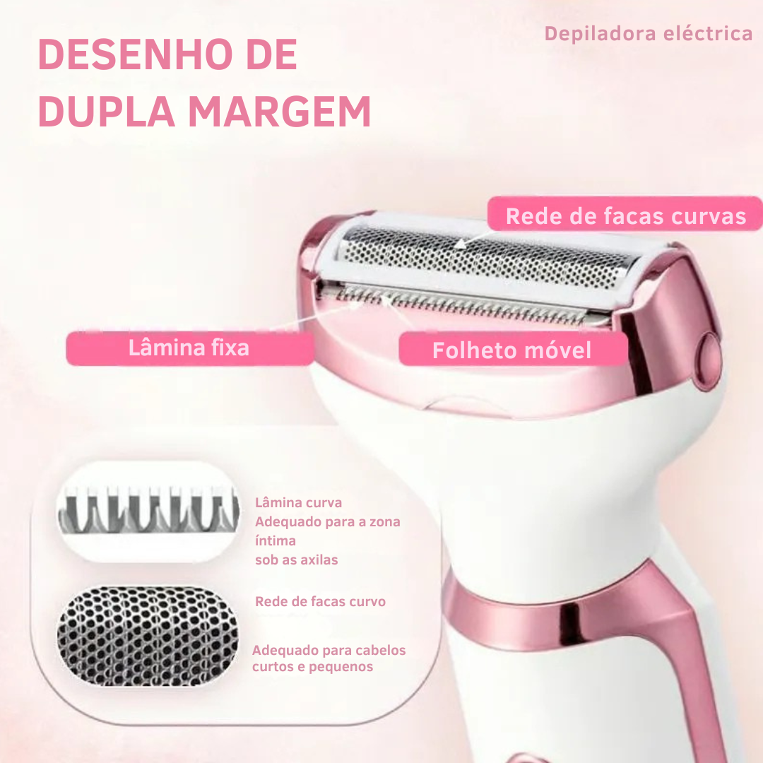 PeleSuave™ - Depiladora multifunções 4 em 1