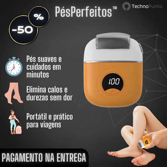 PésPerfeitos™ - Removedor elétrico de calosidades dos pés
