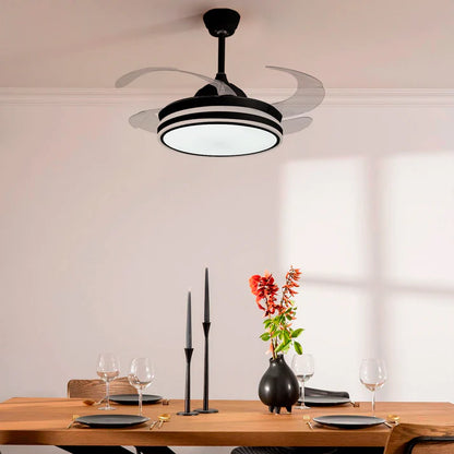 Ventiluz™ - Ventilador de teto LED com lâminas retrácteis